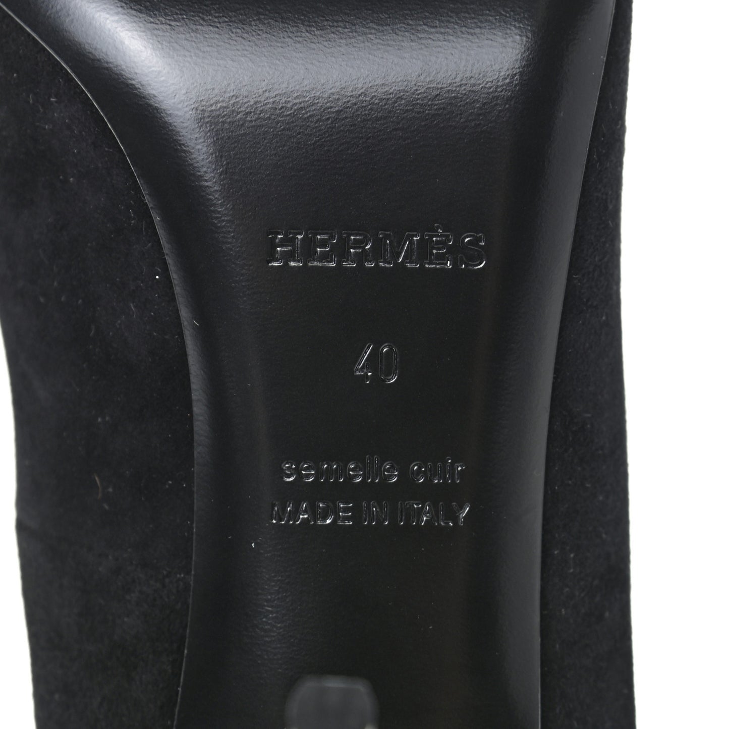 Suede Goatskin Victoire 90 Pumps 40 Black