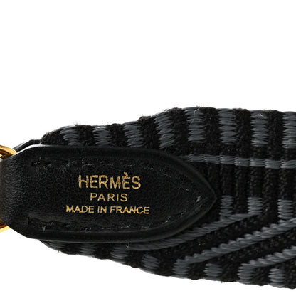 Hermes Toile Swift 25mm Sangle Cavale Shoulder Strap Gris Misty 3 of 4