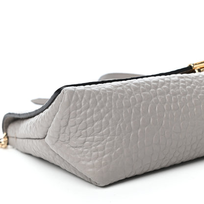 Burberry Signature Grain Medium Mildenhall Crossbody Bag Pale Grey 8 of 10
