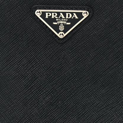 Prada Saffiano Harness Crossbody Bag Black 6 of 10