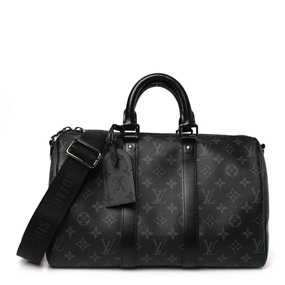 Louis Vuitton Monogram Eclipse Reverse Keepall Bandouliere 35 1 of 9