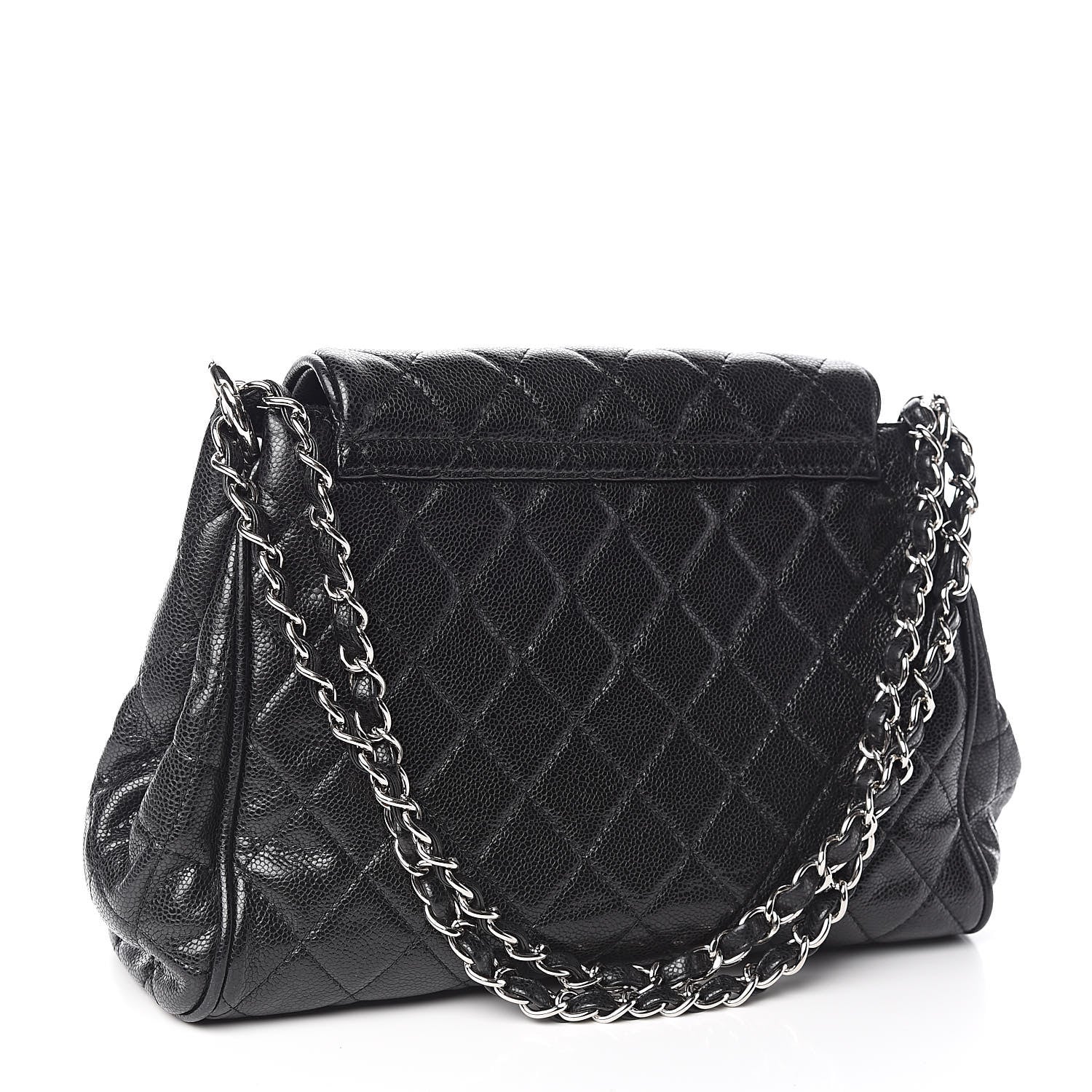 Chanel Caviar Quilted Timeless Accordion Flap Black 3 of 14