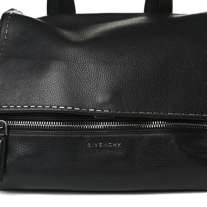 Givenchy Grained Calfskin Metal Stitch Medium Pandora Pure Flap Bag Black 15 of 15