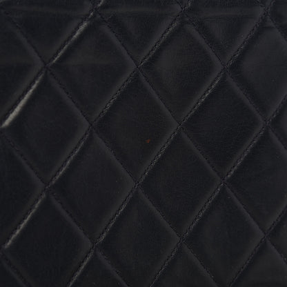 Chanel Lambskin Quilted Medium Single Flap Navy 12 of 13