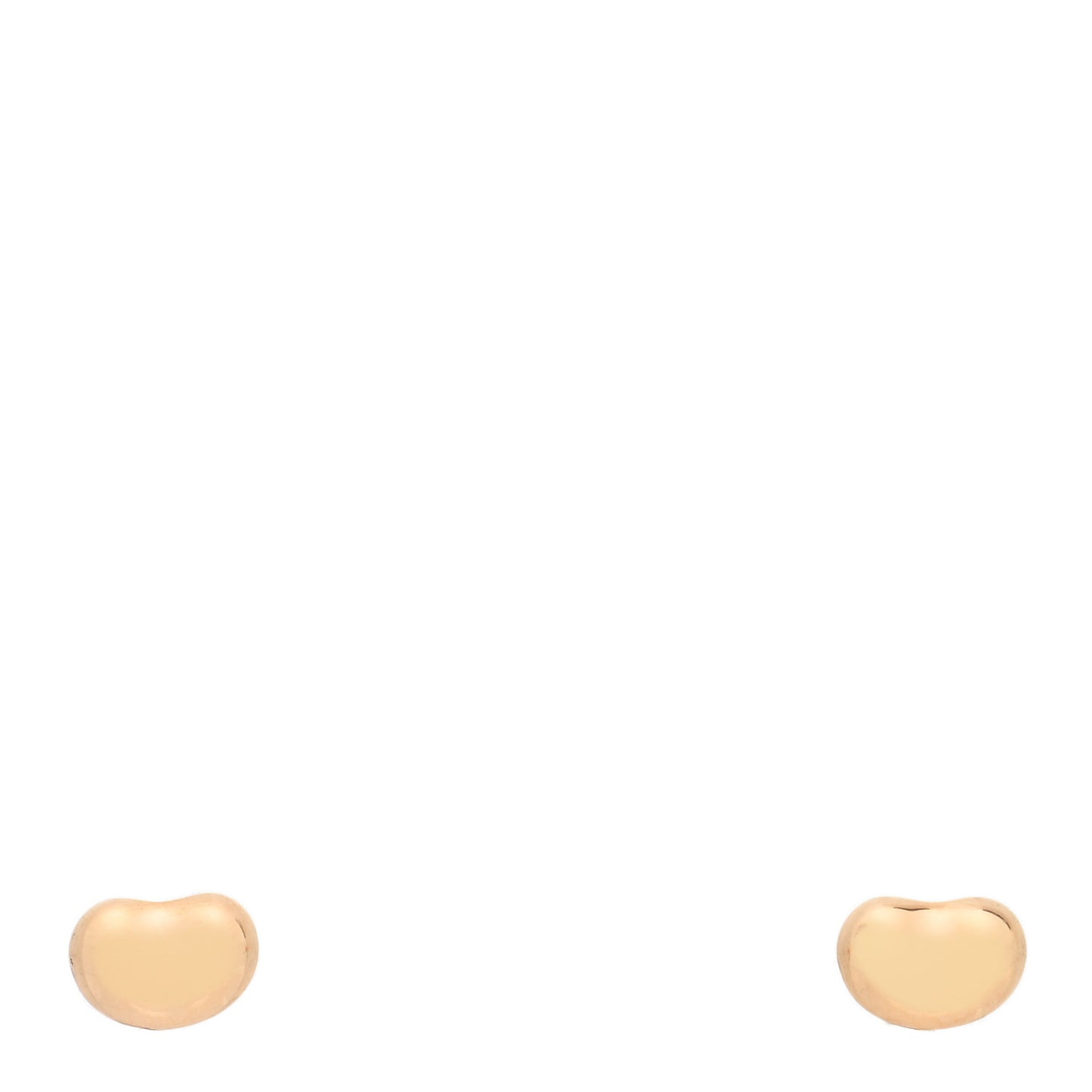 18K Rose Gold 5mm Elsa Peretti Bean Earrings