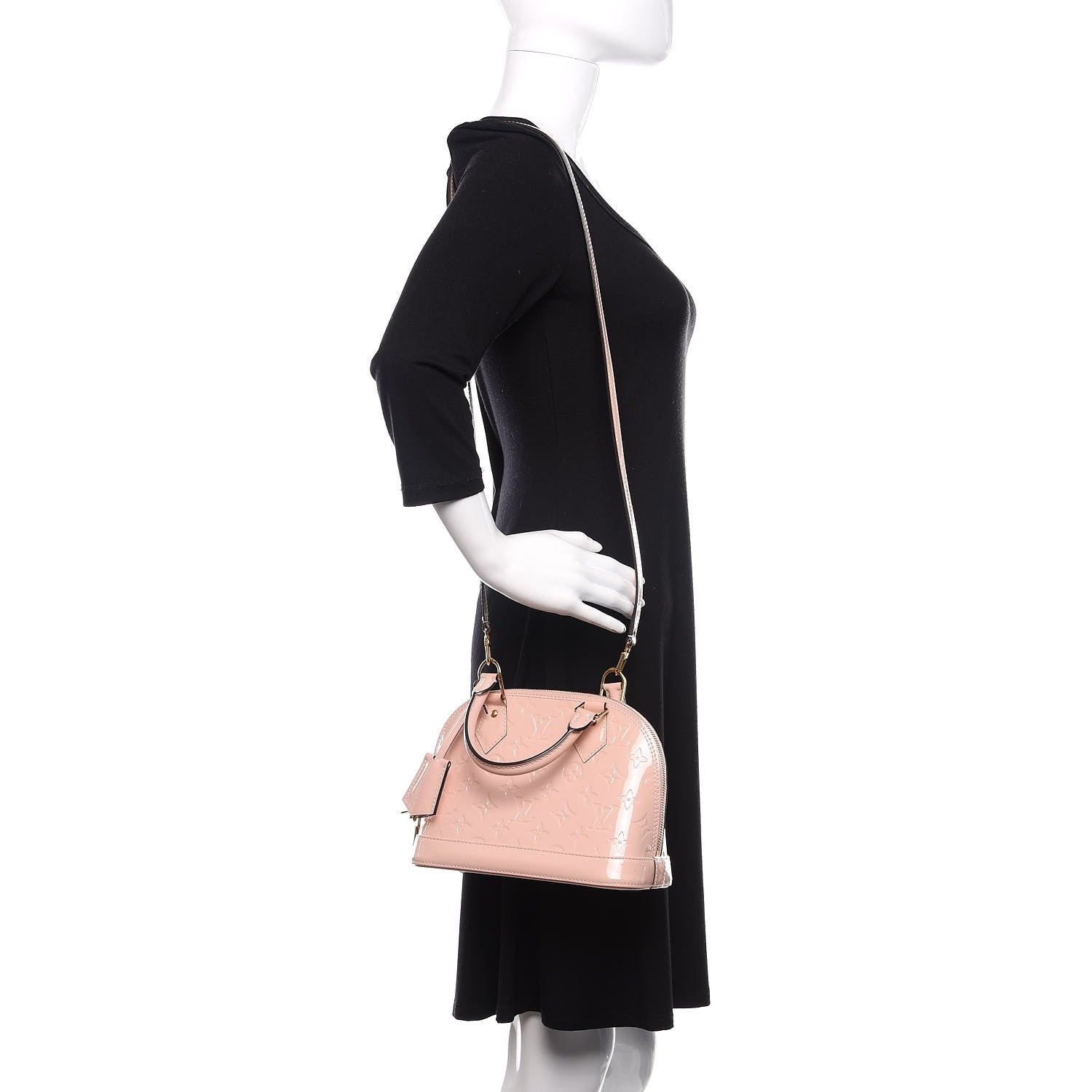 Louis Vuitton Vernis Alma BB Rose Ballerine 2 of 11