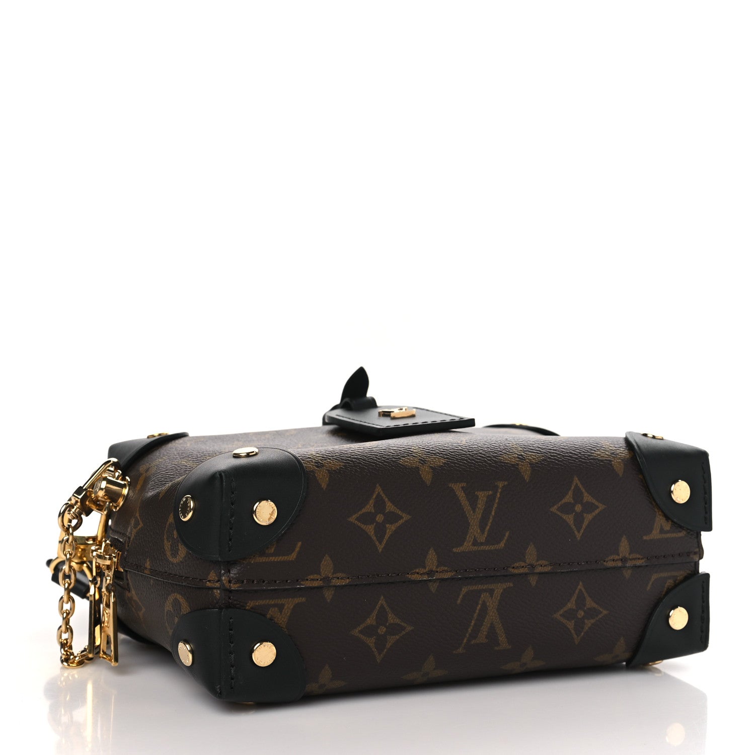 Louis Vuitton Monogram Petite Malle Souple Black 4 of 9