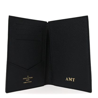 Louis Vuitton Empreinte Monogram Passport Cover Black 5 of 7