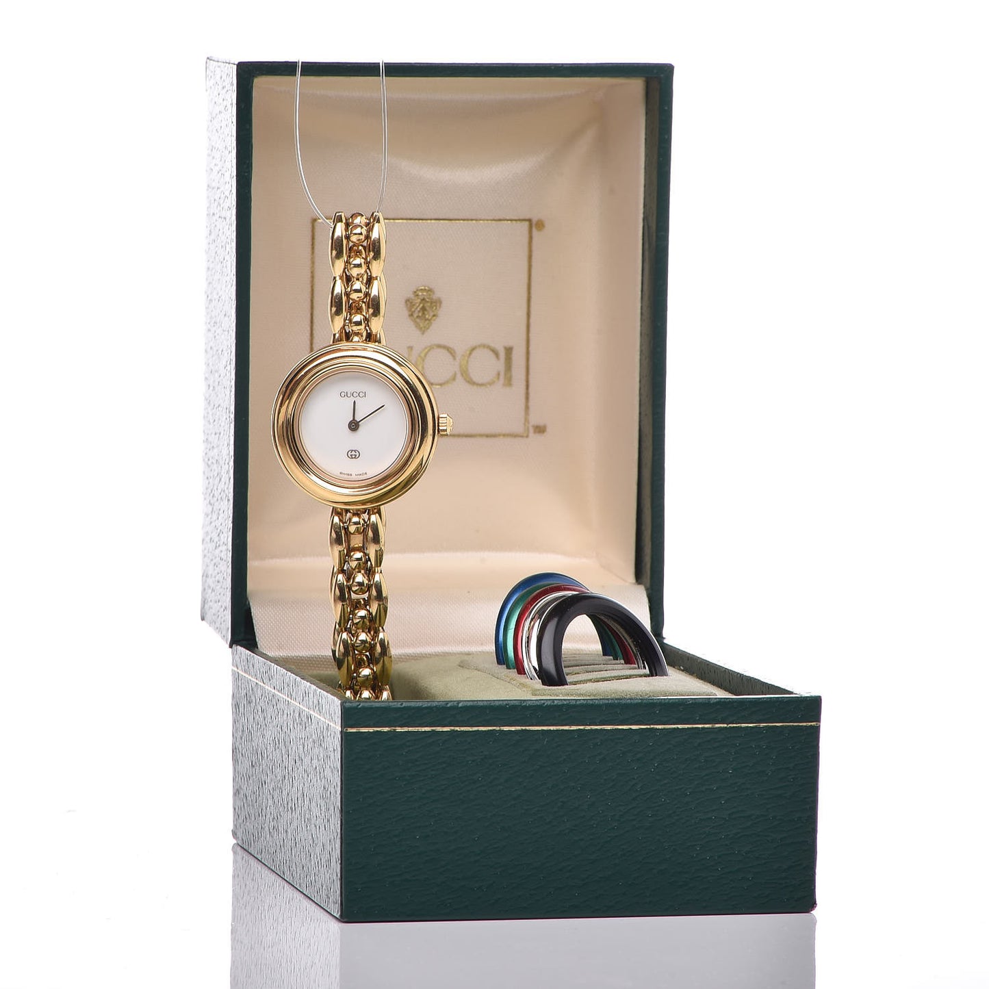 Stainless Steel 26mm Rice Link Interchangeable Bezel Quartz Watch