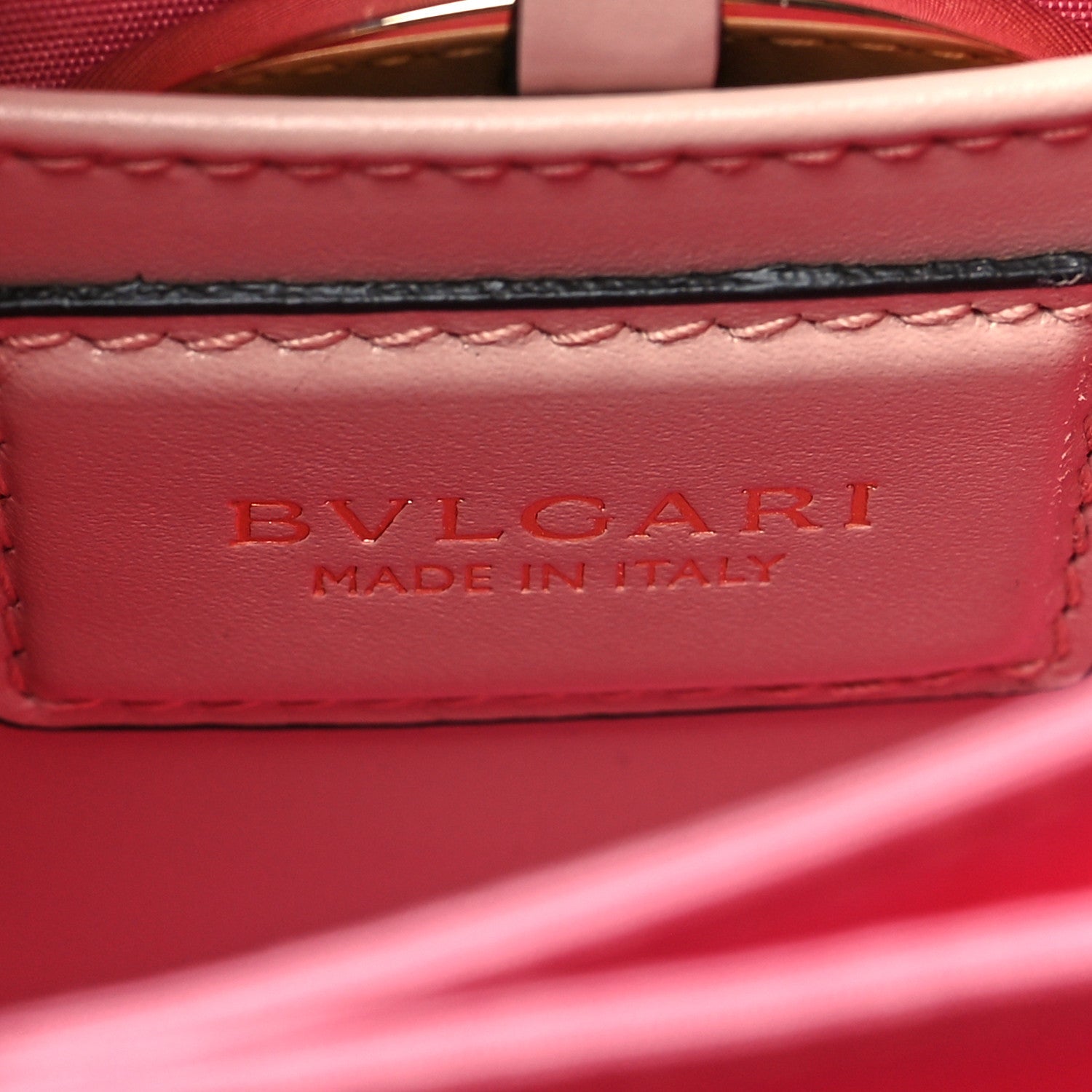 Bulgari Calfskin Serpenti Forever Top Handle Crystal Rose 7 of 10