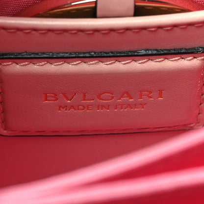 Bulgari Calfskin Serpenti Forever Top Handle Crystal Rose 7 of 10