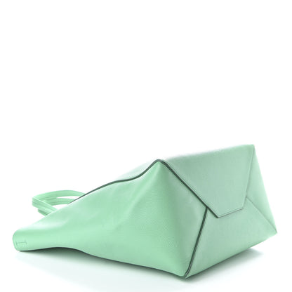 Celine Grained Calfskin Small Horizontal Cabas Phantom Mint 4 of 9