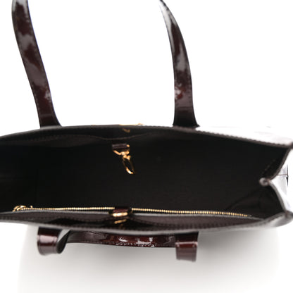 Louis Vuitton Vernis Wilshire PM Amarante 5 of 10