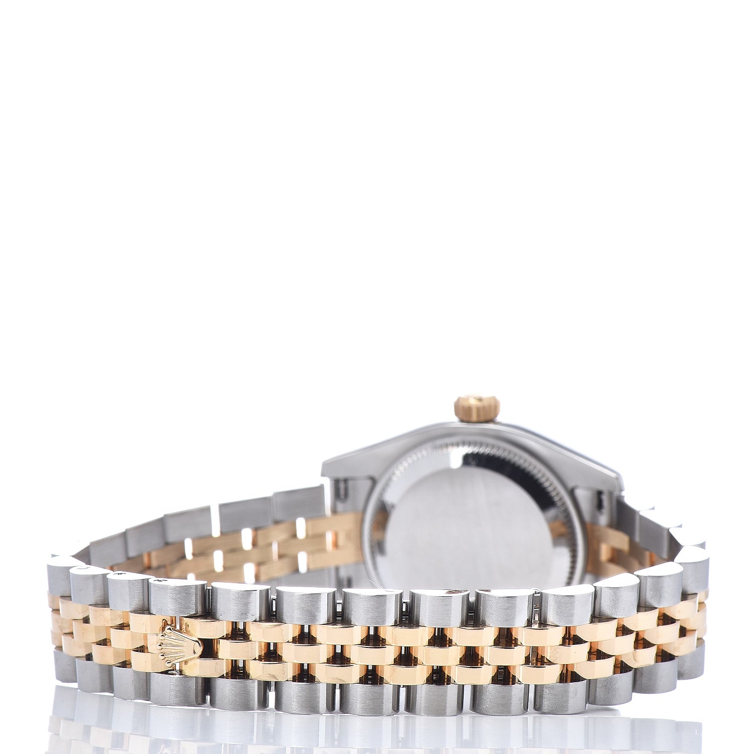 Rolex Stainless Steel 18K Yellow Gold Diamond 26mm Oyster Perpetual Datejust Watch Champagne Jubilee 179173 4 of 6