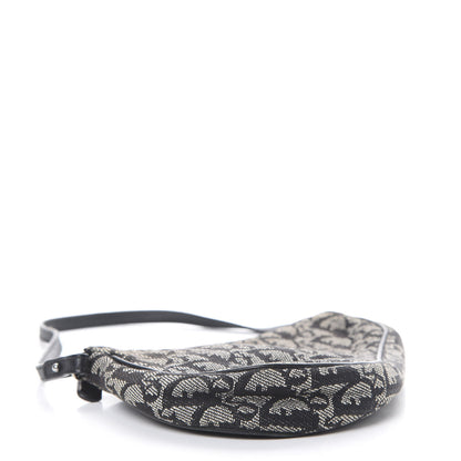 Christian Dior Monogram Mini Saddle Pochette Black 3 of 12
