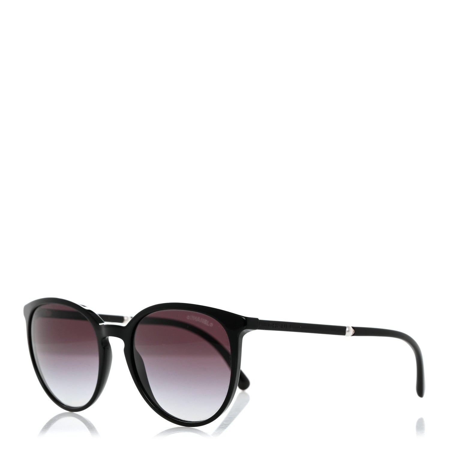 Chanel Acetate Butterfly Pearl Sunglasses 5394-H Black 1 of 8