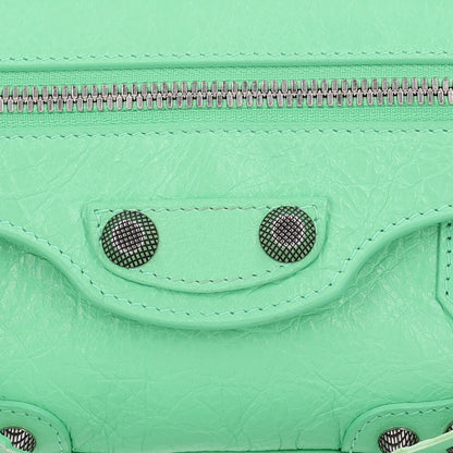Balenciaga Agneau Arena Le Cagole Sling Bag XS Mint Green 8 of 10