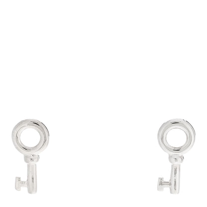 Tiffany Sterling Silver Key Earrings 1 of 5