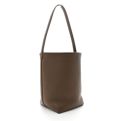 The Row Grained Calfskin Medium N/S Park Tote Brown 3 of 10