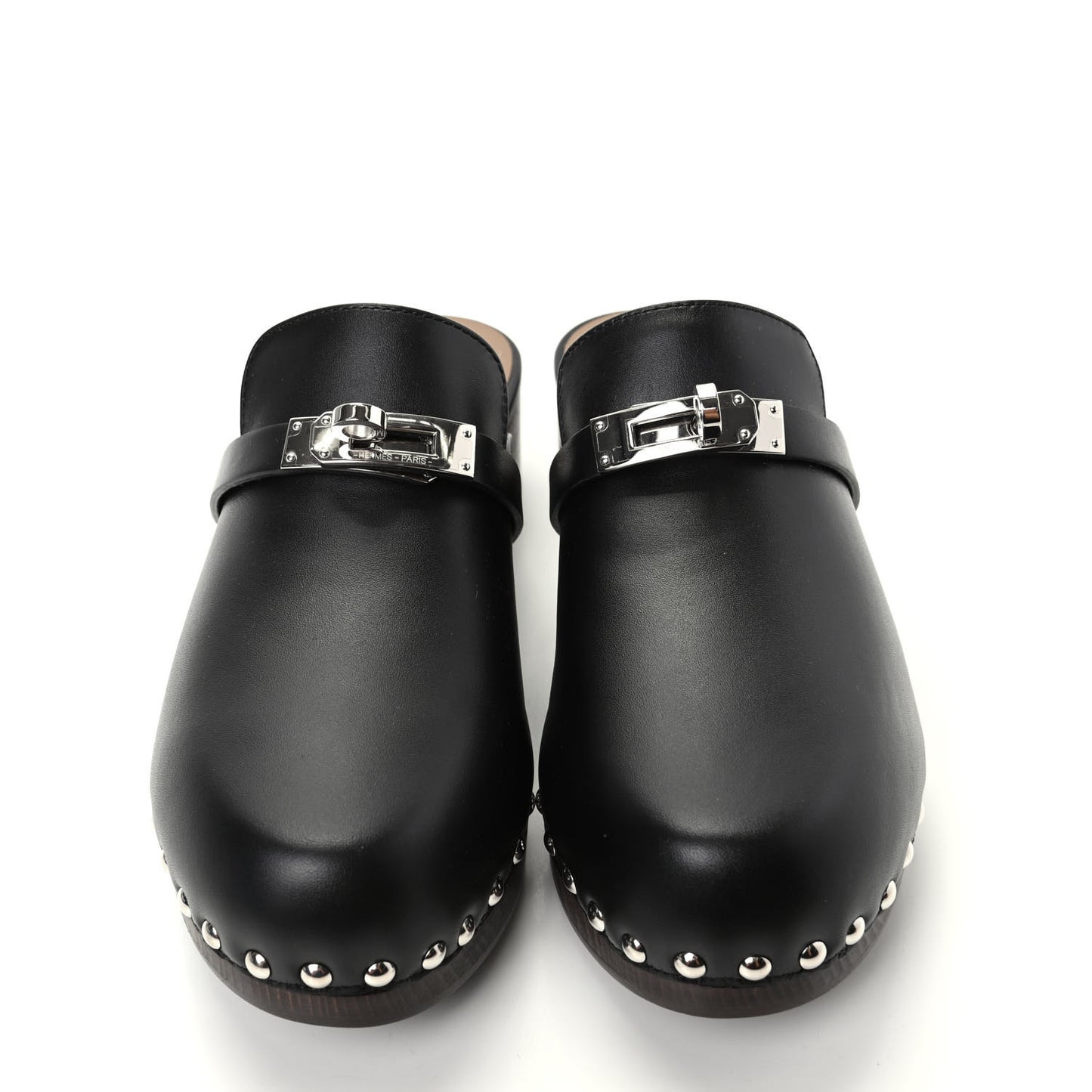 Calfskin Carlotta Mules 36 Black