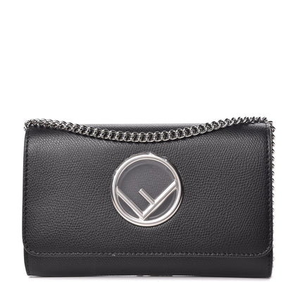 Fendi Vitello Cruise F is Fendi Wallet on Chain Black 1 of 11