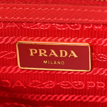 Prada Saffiano Large Galleria Double Zip Tote Fuoco 6 of 11