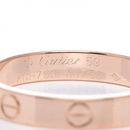 Cartier 18K Pink Gold 3.5mm LOVE Wedding Band Ring 59 8.75 4 of 5