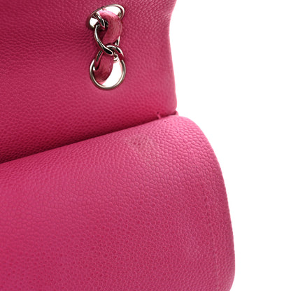 Chanel Iridescent Caviar Quilted Jumbo Double Flap Pink 11 of 13