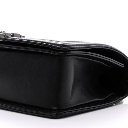 Chanel Lambskin Quilted Medium Boy Flap Black 10 of 12