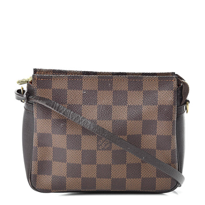 Louis Vuitton Damier Ebene Trousse Make Up Bag Pochette 1 of 17