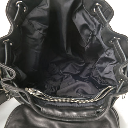 Alexander Wang Lambskin Rose Studded Mini Marti Convertible Backpack Black Rhodium Hardware 4 of 6