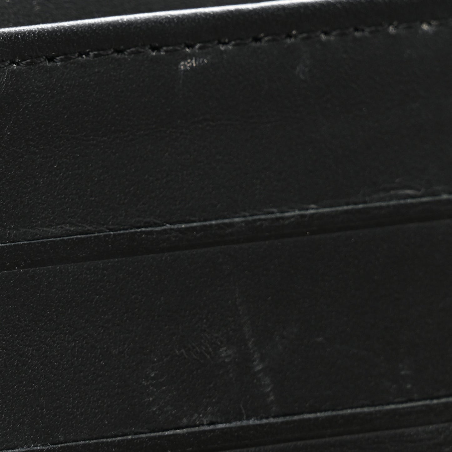 Patent Quilted Large Flap Wallet Black