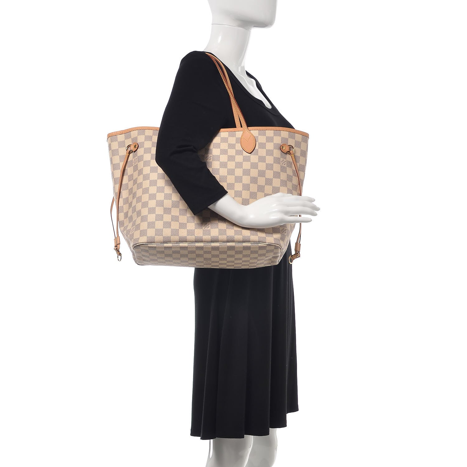 Louis Vuitton Damier Azur Neo Neverfull MM 2 of 17