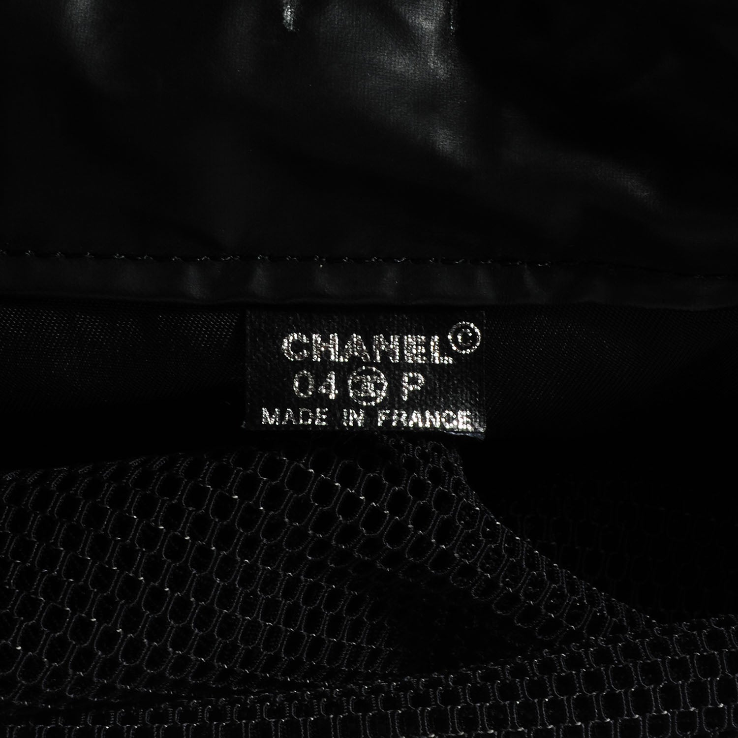 Chanel Rubber CC Basketball w/ Mesh Case Black Grey 7 of 7