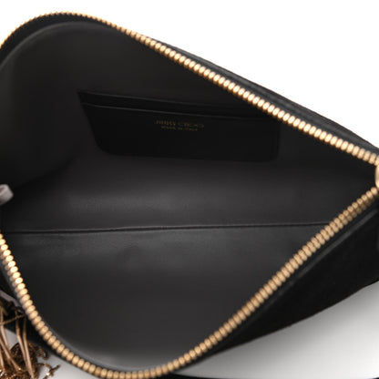 Jimmy Choo Suede Callie Mini Hobo Black 5 of 10