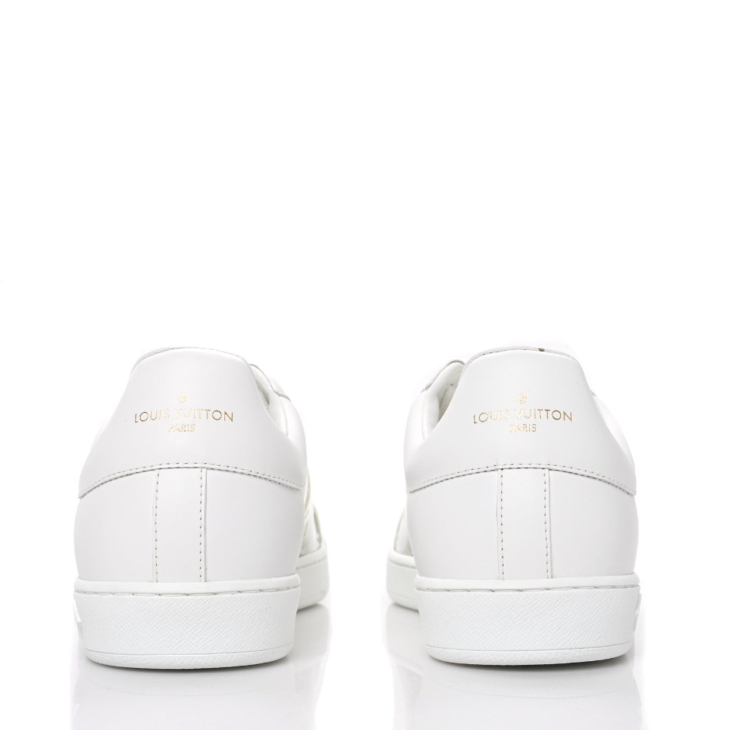 Calfskin Transparent Monogram Luxembourg Sneakers 38 White