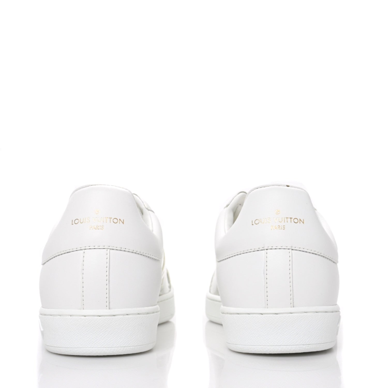 Louis Vuitton Calfskin Transparent Monogram Luxembourg Sneakers 38 White 5 of 9