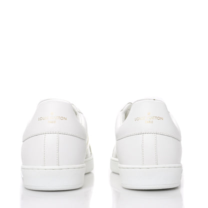 Louis Vuitton Calfskin Transparent Monogram Luxembourg Sneakers 38 White 5 of 9