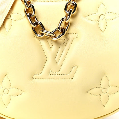 Louis Vuitton Calfskin Bubblegram Over The Moon Banana 7 of 10