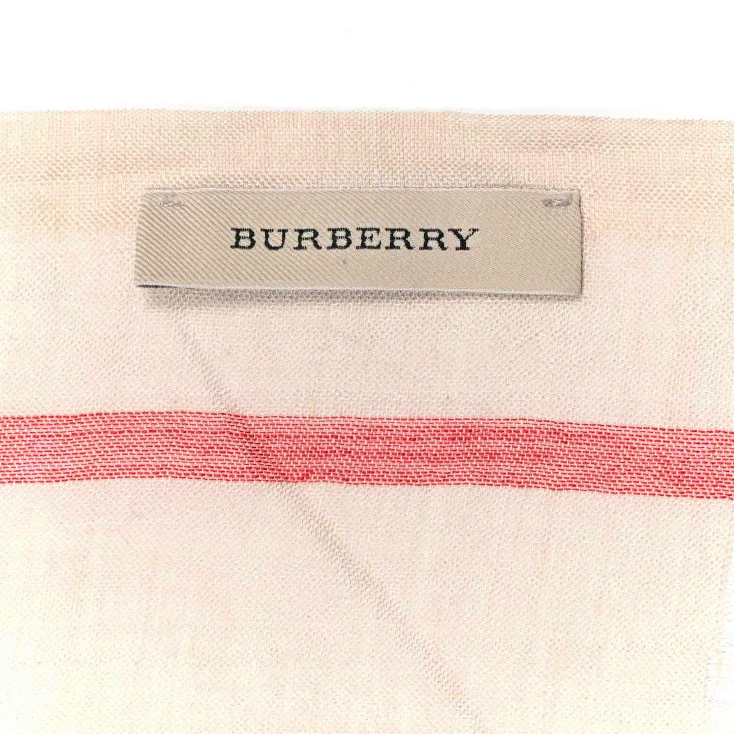 Wool Silk Gauze Giant Check Scarf Trench