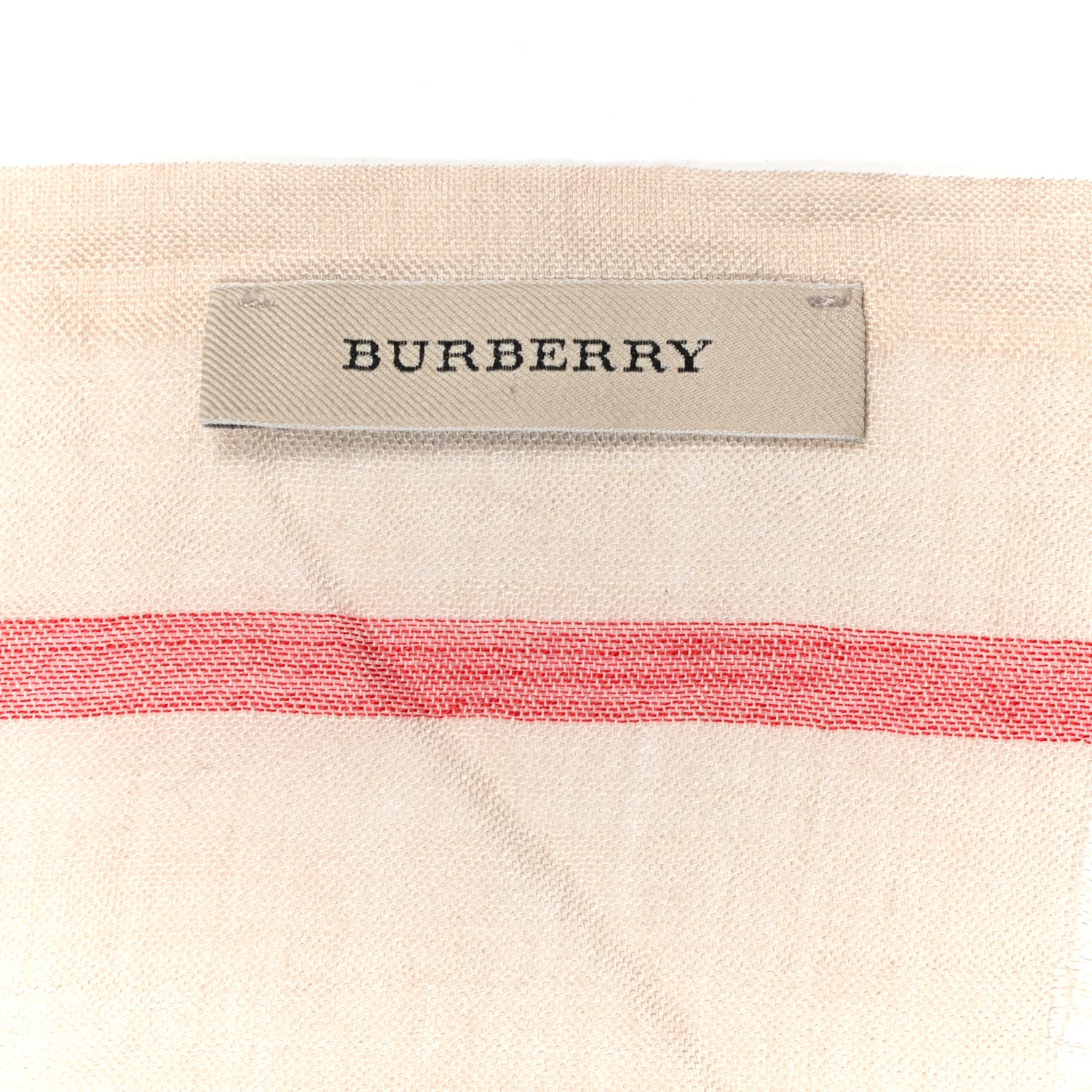 Burberry Wool Silk Gauze Giant Check Scarf Trench 3 of 4