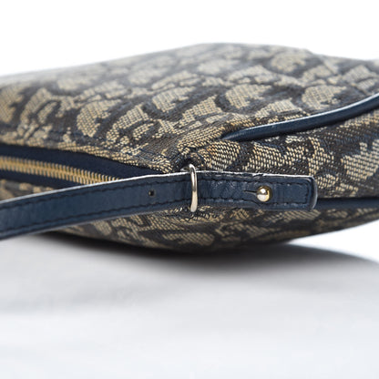 Christian Dior Monogram Mini Saddle Pochette Navy 9 of 10