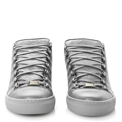 Balenciaga Agneau Arena Opaque Womens High Top Sneakers 41 Gris Fer 2 of 8
