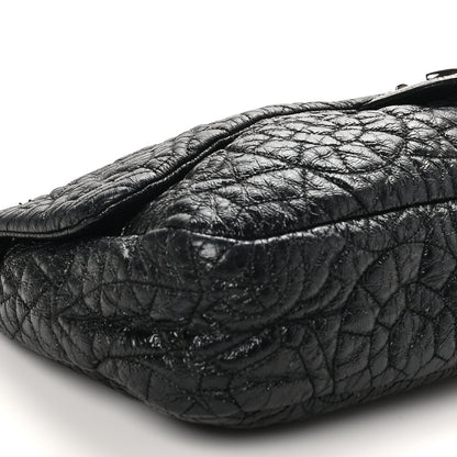 Chanel Vinyl Graphic Edge Flap Black 9 of 10