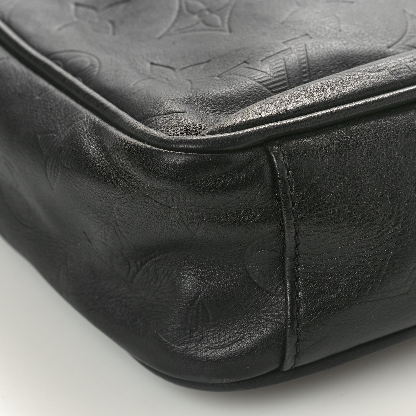 Calfskin Monogram Shadow Danube PM Black