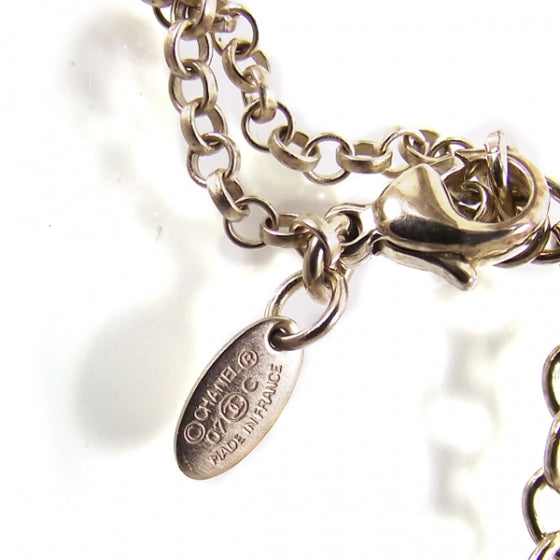 Crystal CC Necklace Gold