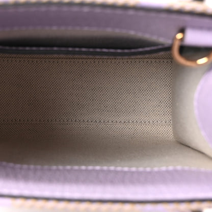 Gucci Monogram Jumbo GG Textured Dollar Calfskin Mini Tote Bag Beige Lapis 5 of 10