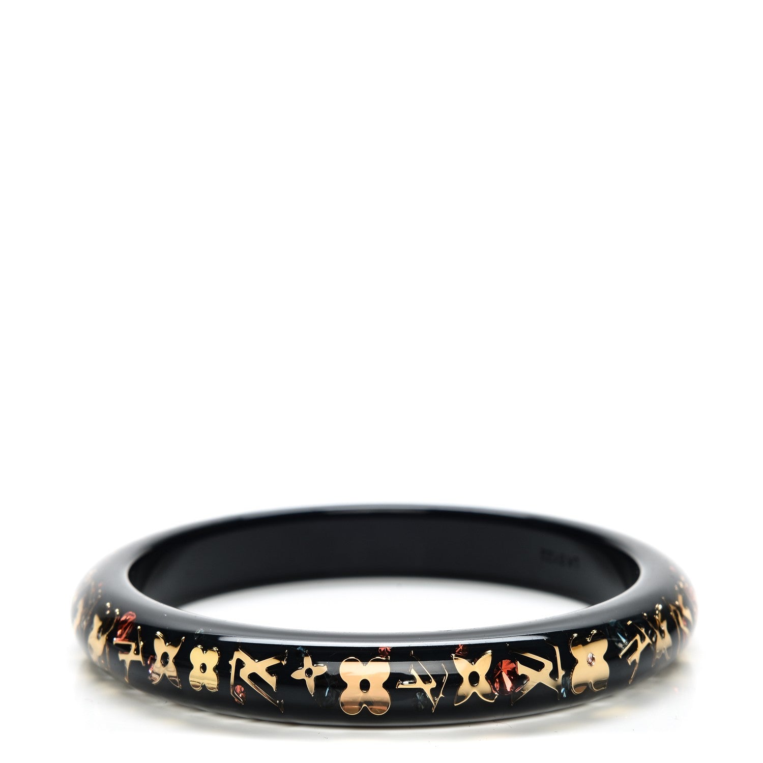 Louis Vuitton Resin Swarovski Medium Inclusion Bracelet PM Navy 1 of 4