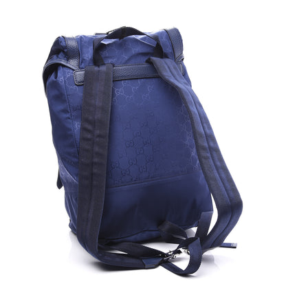 Gucci Nylon Monogram Medium Light Double Buckle Backpack Tide 2 of 9