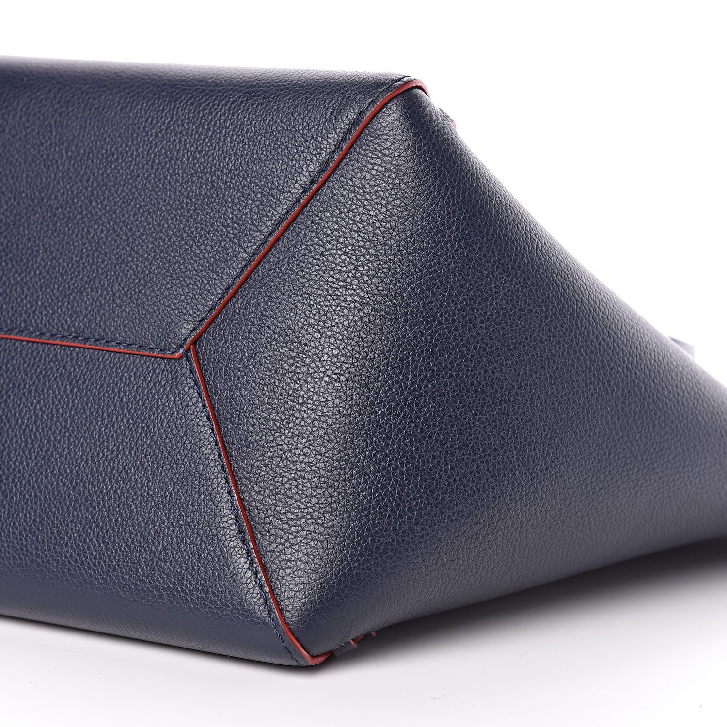 Louis Vuitton Calfskin Braided Lockme Cabas Marine Rouge 9 of 10